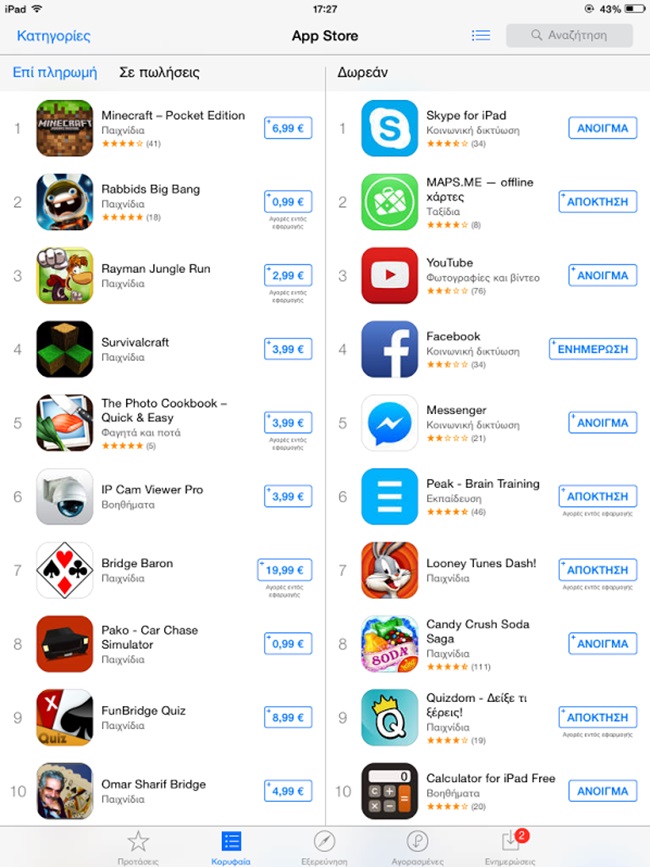 App Store New Prices