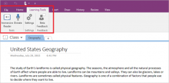 Learning Tools For OneNote improves learning For All 1b