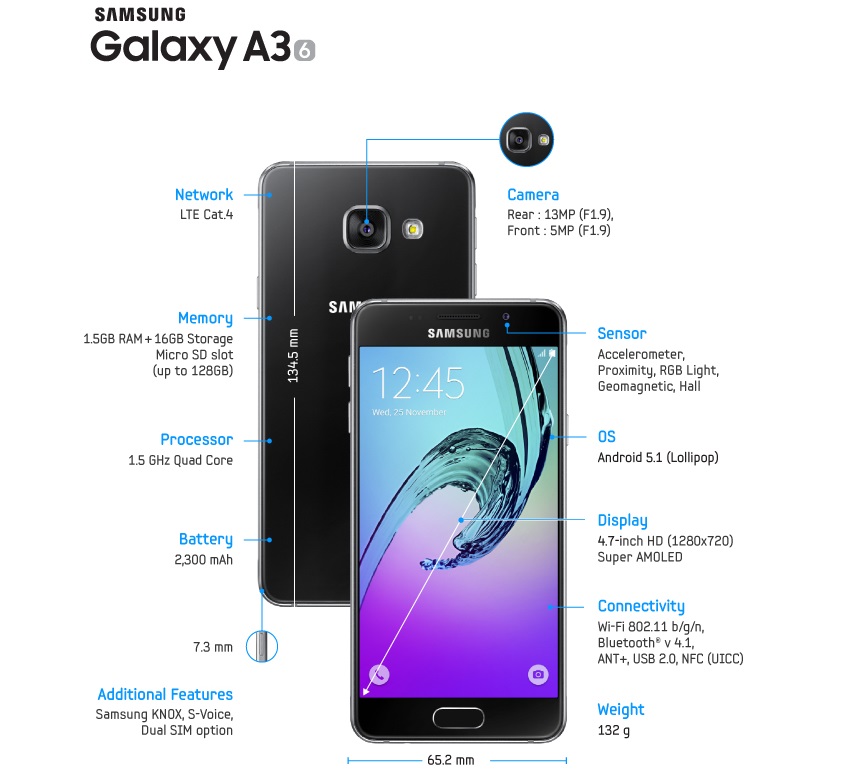 Galaxy A3 A5 A7 2016 3