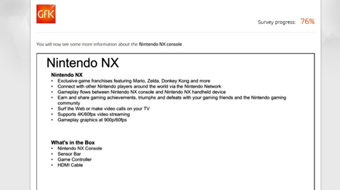 NintendoNX leak