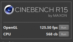 Cinebench 3.8Ghz