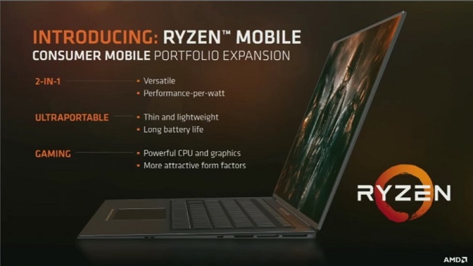 AMD mobile Ryzen