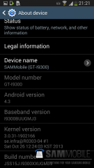 Samsung Galaxy S III - Android 4.3