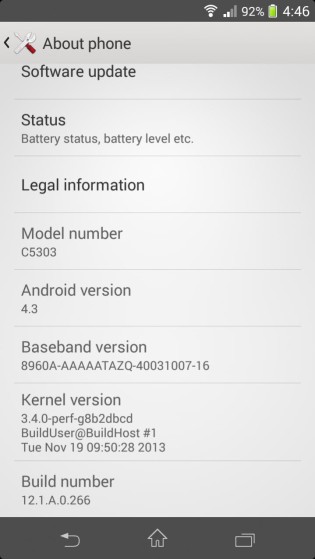 Android 4.3 Updates
