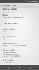 Sony Xperia SP Android 4.3 1