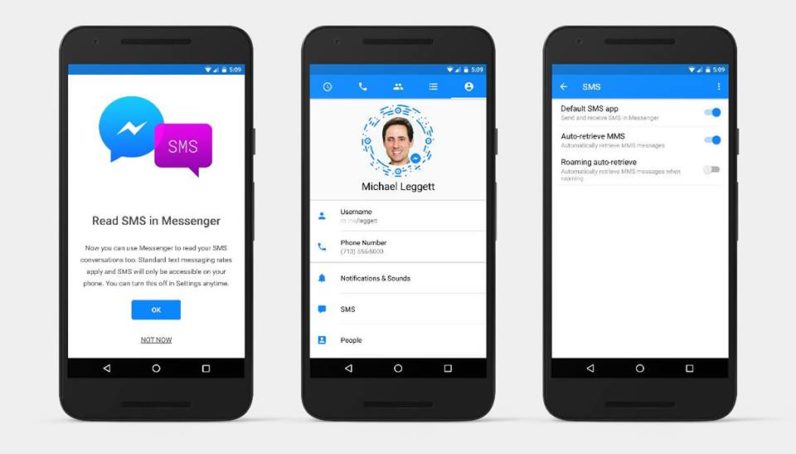 Facebook Messenger: Διαθέσιμη πλέον και η αποστολή SMS μηνυμάτων