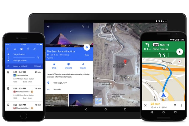 Νέα έκδοση των Google Maps για Android και iPhone