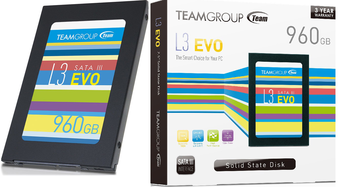 Νέα σειρά SSDs L3 EVO από την Team Group από 120GB έως 960GB