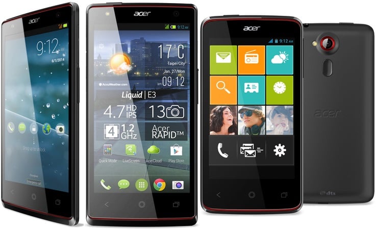 Acer: Aνακοίνωσε τα smartphones Liquid E3 και Liquid Z4