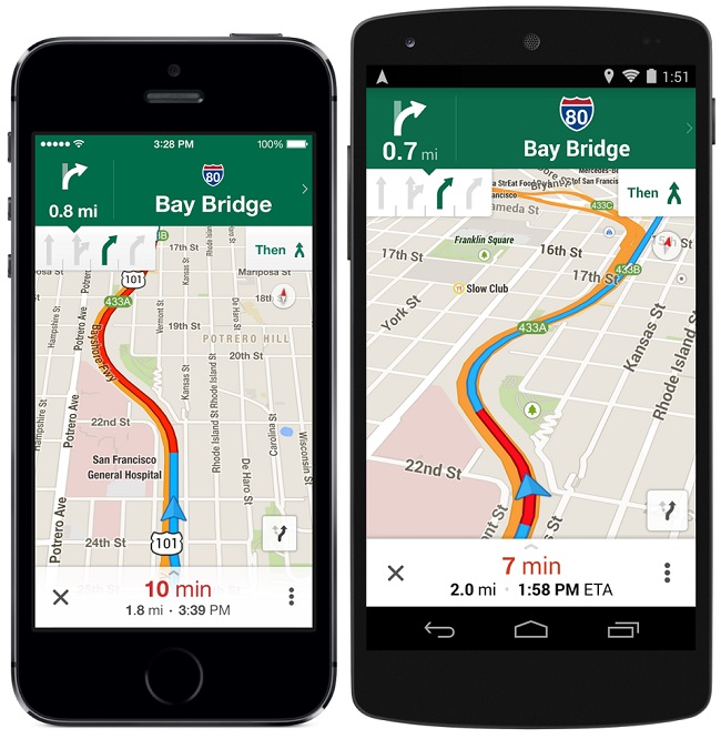 Η Google αναβάθμισε τους Google Maps για Android και iOS