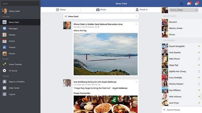 Διαθέσιμη η επίσημη εφαρμογή του Facebook για τα Windows 8.1