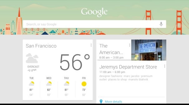Η υπηρεσία Google Now καθ’ οδόν και για χρήστες του Chrome