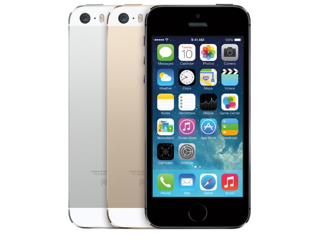 iPhone 5S με αναγνώριση δακτυλικού αποτυπώματος και σε σαμπανιζέ χρώμα