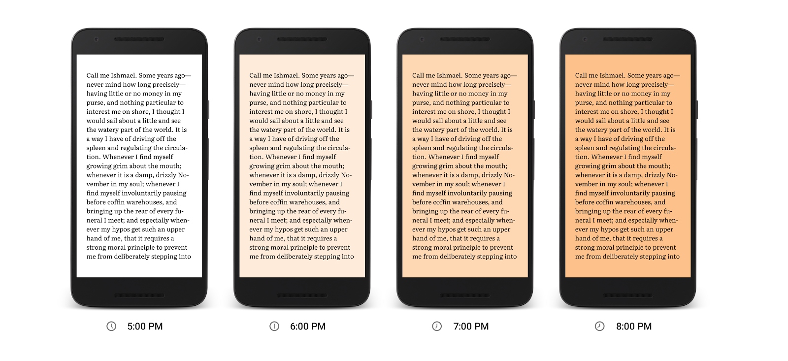 Νέο χαρακτηριστικό Night Light στο Google Play Books