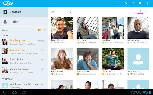 Νέο Skype app για το Android με ανανεωμένο περιβάλλον