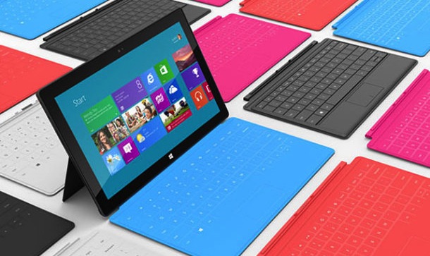 Στο 1 εκ. οι πωλήσεις Surface tablets το τελευταίο τρίμηνο του 2012