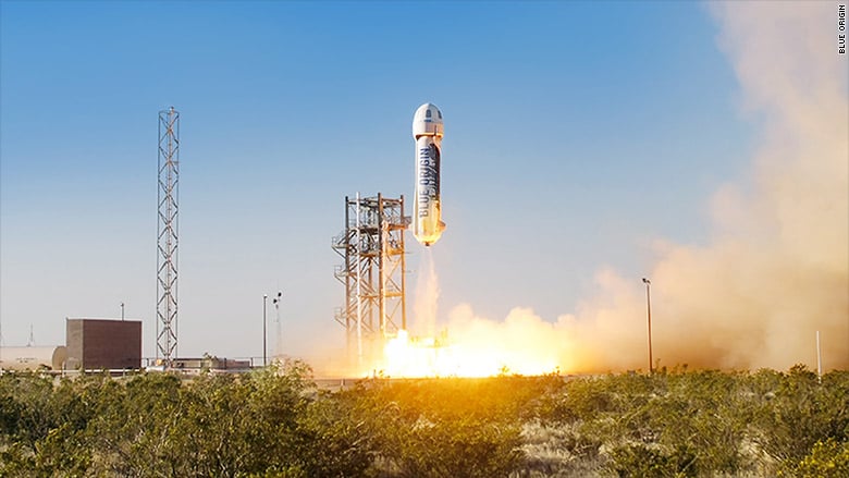 Η πρώτη δοκιμή του διαστημικού σκάφους New Shepard της Blue Origin του Jeff Bezos ήταν μερικώς… επιτυχημένη
