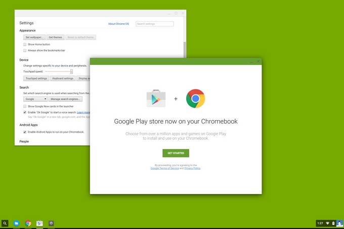 H Google αναμένεται να φέρει σύντομα το Google Play store του Android στα Chromebooks