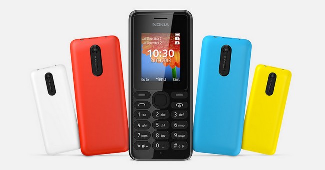 Nokia 108 και Nokia 108 Dual sim με τιμή $29