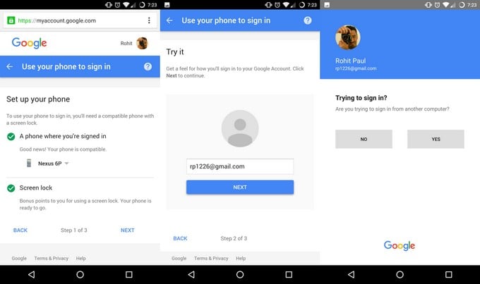 Η Google δοκιμάζει λειτουργία εισόδου στον λογαριασμό χωρίς κωδικό