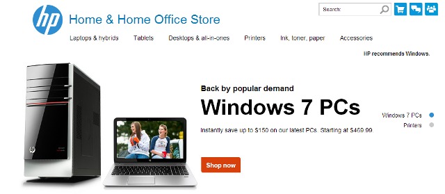 H HP επαναφέρει τα Windows 7 στα PC της "κατόπιν λαϊκής απαίτησης"