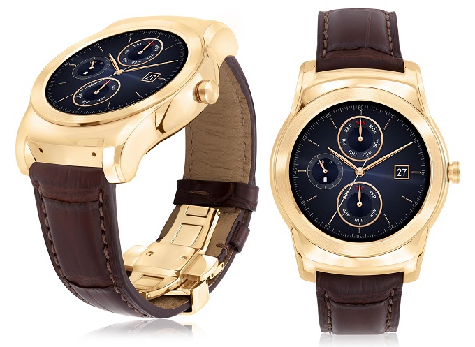 Νέο επιχρυσωμένο LG Watch Urbane Luxe με λουράκι από δέρμα αλιγάτορα