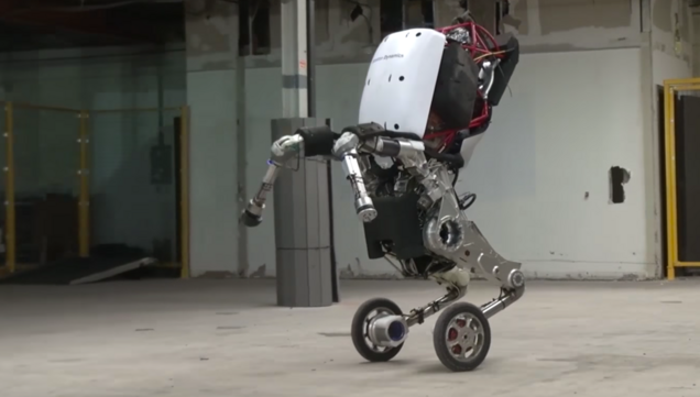 Ρομπότ της Boston Dynamics συνδυάζει την κίνηση σε τροχούς με το περπάτημα τετράποδου