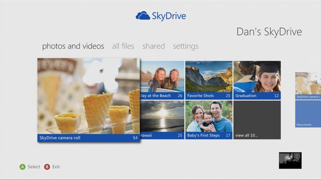 To SkyDrive έρχεται από σήμερα και στο Xbox 360