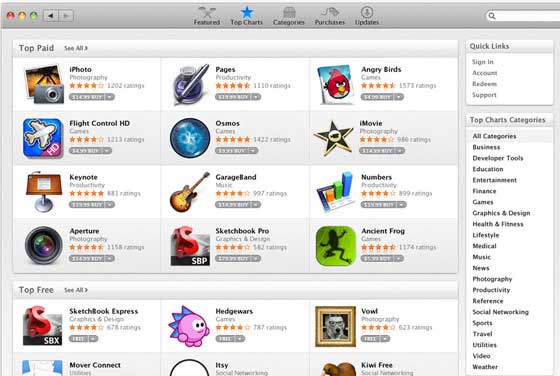 Άνοιξε το Mac App Store