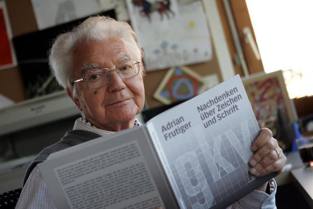 Σε ηλικία 87 ετών, απεβίωσε ο Adrian Frutiger, ένας από τους μεγαλύτερους τυπογράφους στον κόσμο