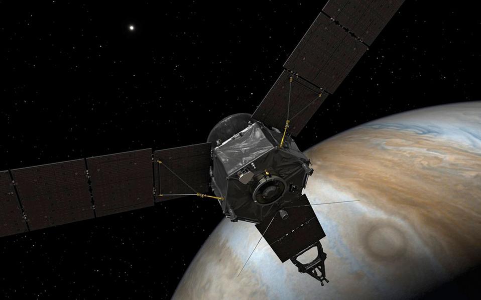 NASA: Το διαστημόπλοιο Juno τέθηκε σε τροχιά γύρω από τον Δία