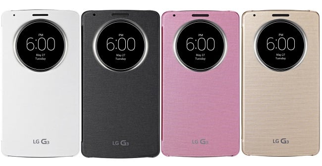Η LG ανακοίνωσε τη θήκη QuickCircle για το G3