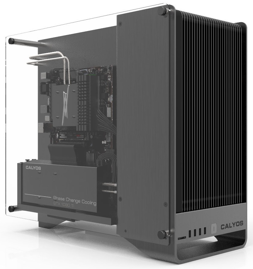 Η εταιρεία Calyos ανακοίνωσε το NSG S0, το “απόλυτο fanless PC case”