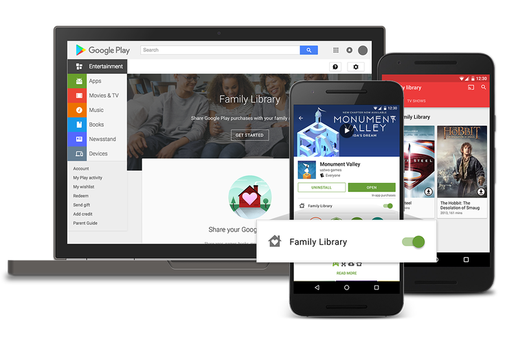 Η Google ανακοίνωσε επίσημα το Family Plan στο Android για έξι μέλη μίας οικογένειας
