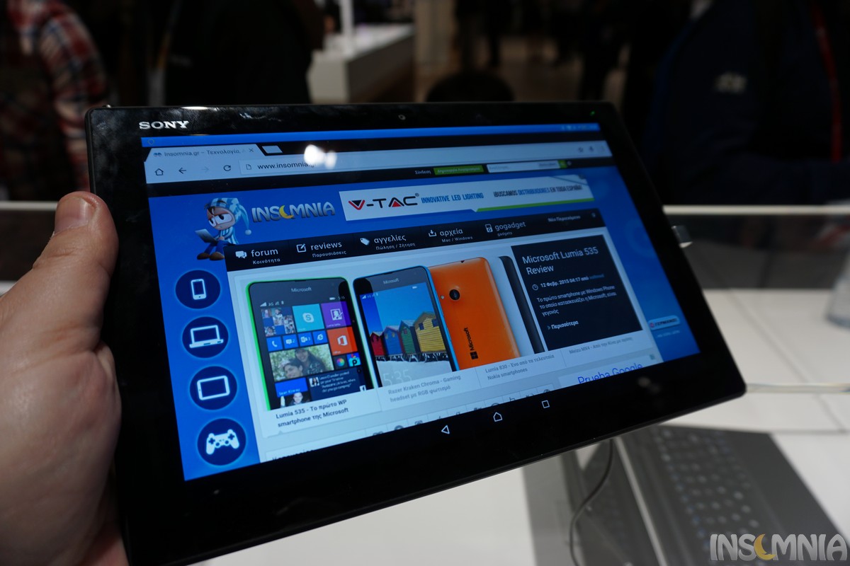 Yπέρλεπτο το Sony Xperia Z4 Tablet και με Snapdragon 810 και οθόνη 10,1 ιντσών [Video]