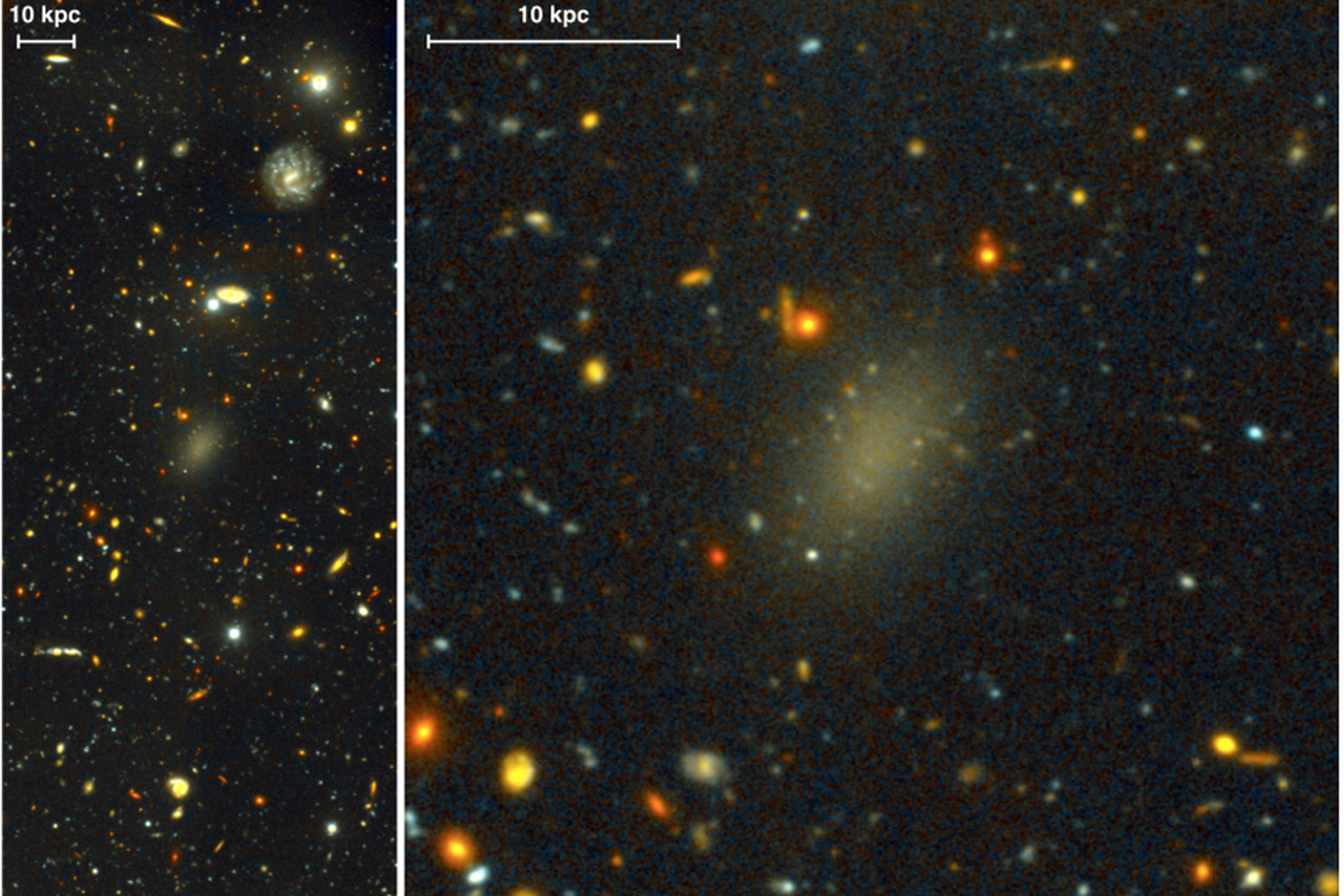 Παράξενος γαλαξίας αποτελείται κατά 99,99% από σκοτεινή ύλη