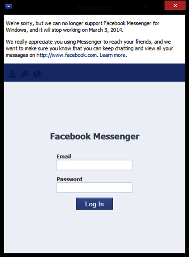 Το Facebook "σκοτώνει" τον Messenger για Windows