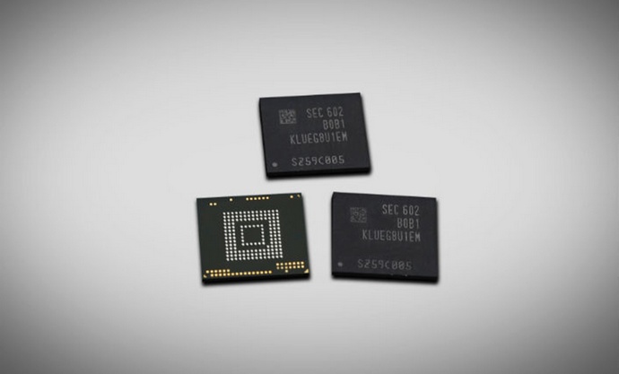 Η Samsung ξεκίνησε την παραγωγή chips μνήμης UFS 2.0 256GB για smartphones