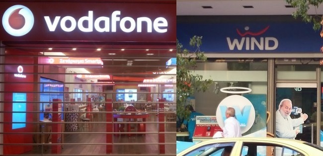 Μνημόνιο συνεργασίας Vodafone και Wind για την ανάπτυξη κοινών δικτύων οπτικών ινών