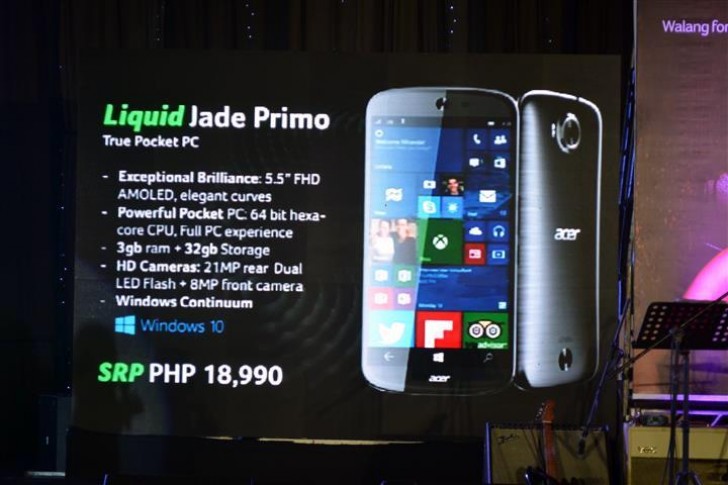 Το Acer Jade Primo θα κυκλοφορήσει τον Δεκέμβριο με πιθανή τιμή 400 ευρώ