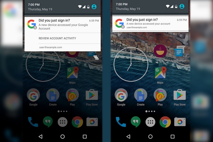 Το Android θα σε ειδοποιεί όταν νέες συσκευές αποκτούν πρόσβαση στον Google λογαριασμό σου