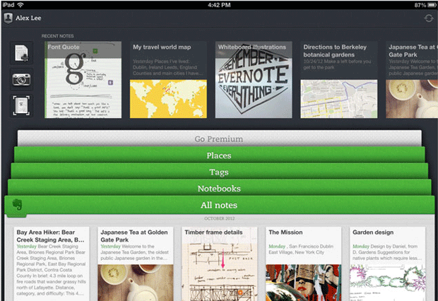 Διαθέσιμη η ανασχεδιασμένη εφαρμογή του Evernote 5 για το iOS