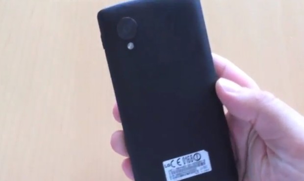 Βίντεο με το Nexus 5 σε πρωτότυπη μορφή