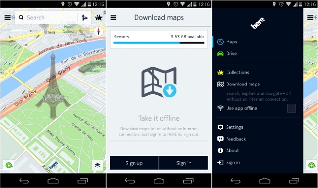 Διέρρευσε το Nokia HERE Maps APK για συσκευές Android