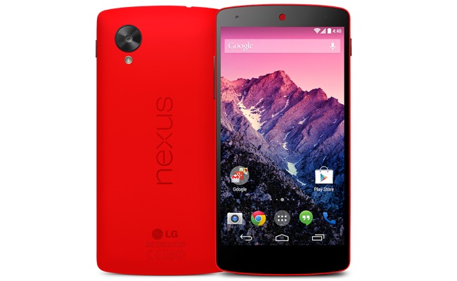 Το Nexus 5 τώρα και σε κόκκινο χρώμα