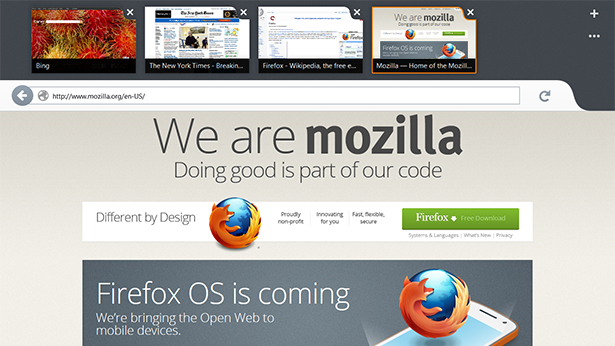 Κυκλοφόρησε η δοκιμαστική έκδοση του Firefox για το νέο γραφικό περιβάλλον των Windows 8