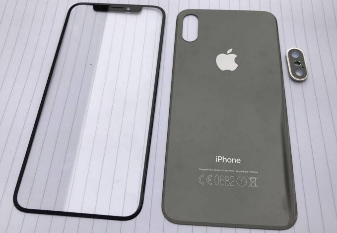 Νέα διαρροή αποκαλύπτει το εμπρόσθιο πάνελ του iPhone 8 αλλά και την γυάλινη “πλάτη” του
