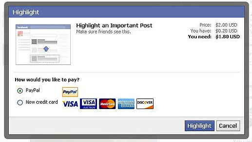 Το Facebook δοκιμάζει δυνατότητα επισήμανσης δημοσιευμάτων επί πληρωμή