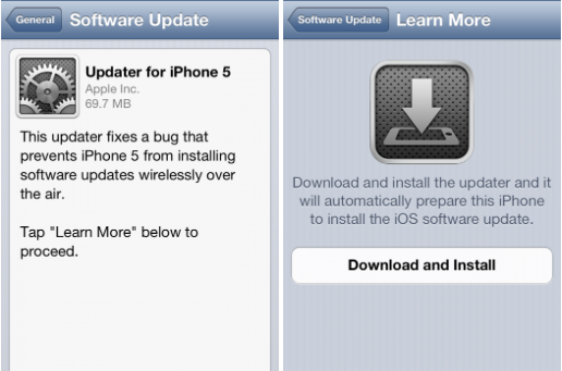 Διαθέσιμο το iOS 6.0.1 με αρκετές βελτιώσεις για το iPhone 5