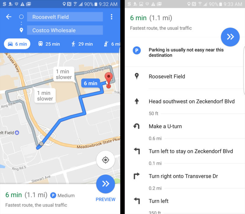 Για το πόσο εύκολα θα βρείτε θέση στάθμευσης θα σας ενημερώνει το Google Maps